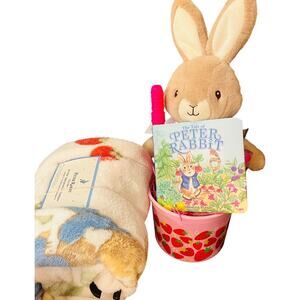 Peter Rabbit adorable bundle 50 70 super fluffy adorable throw Flopsy plush